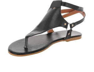 Women's Flat Sandals Arch Support Buckle Ankle Strap T-Strap Gladiator Thong Sandals Summer Soft Cushion Flatform Beach Walking Shoe