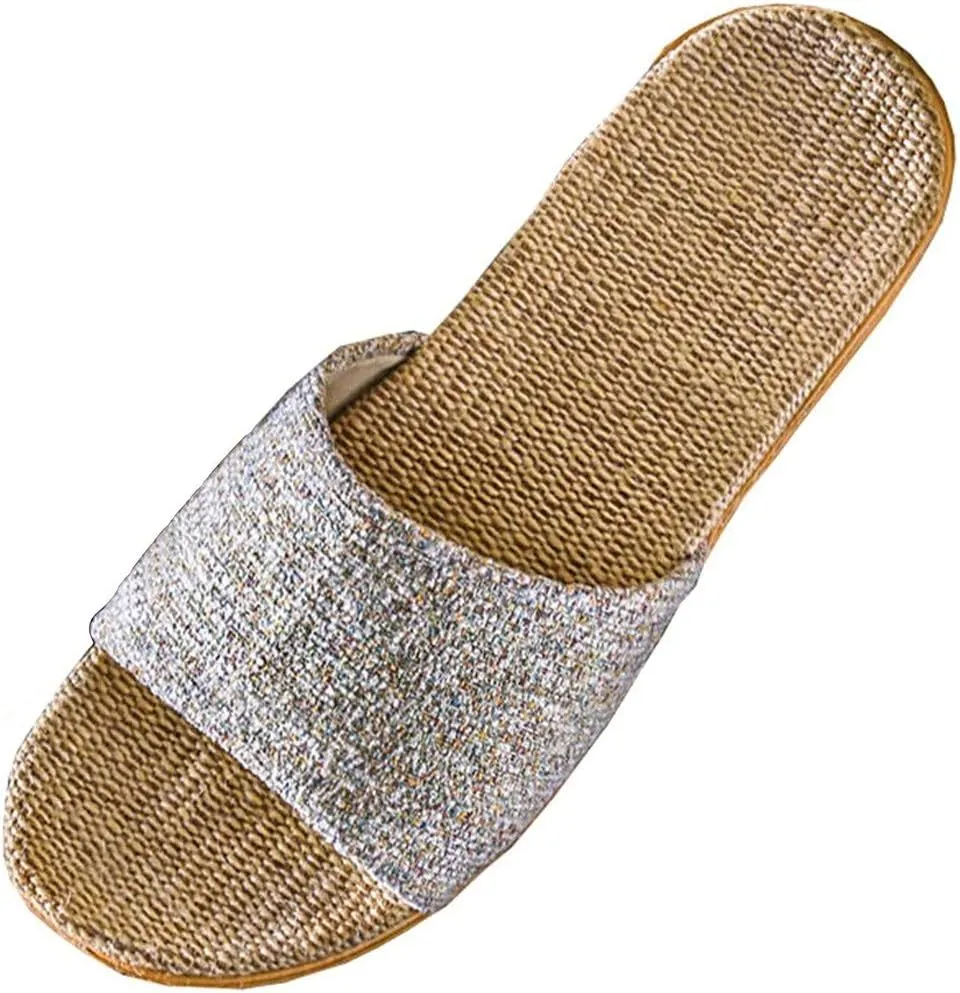 Womens Flat Sandals Bohemian Flat Sandals for Women Comfortable Casual Cliping Toe Shoes LightWeight Slip On