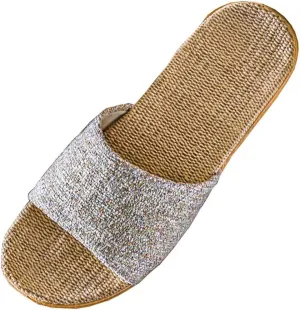 Womens Flat Sandals Bohemian Flat Sandals for Women Comfortable Casual Cliping Toe Shoes LightWeight Slip On