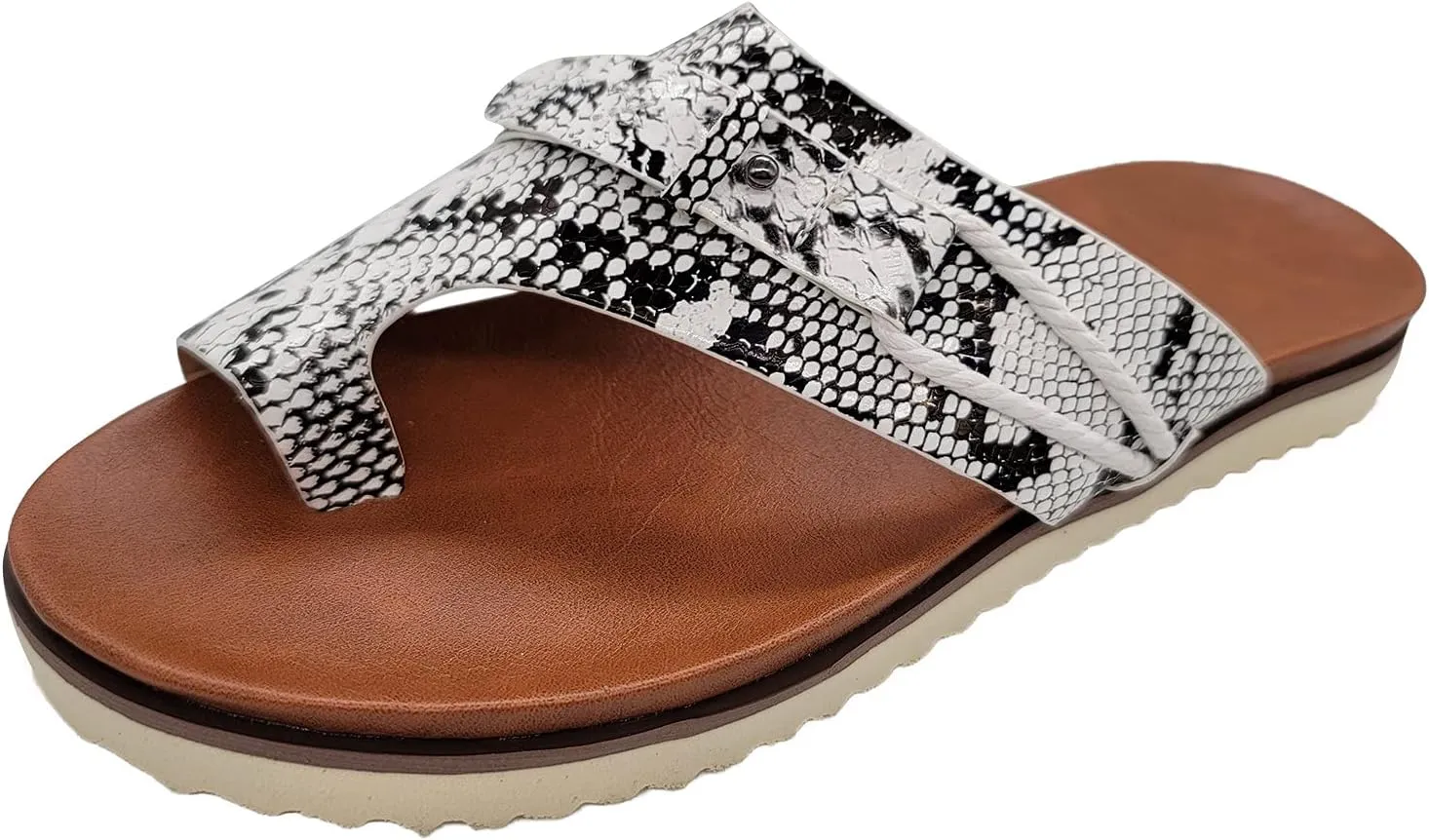 Women's Flat Sandals Non Slip on Casual Summer Beach Shoes Women's Beach Flip Flops Flip Flops Arch Support