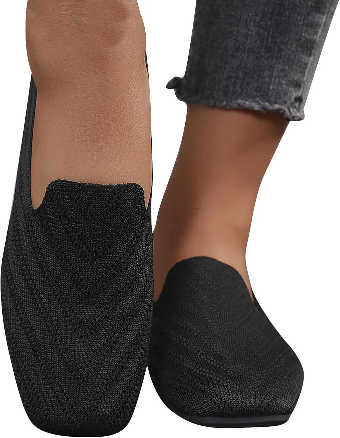 Women's Retro Flat Shoes Flying Weave Round Head Shallow Mouth One Foot Stirrup Single Shoes Work Single Shoes