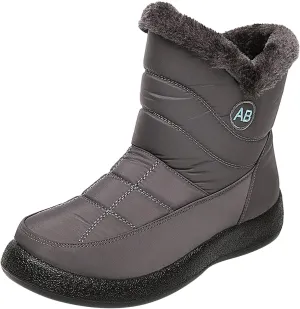 Womens Snow Boots Winter Boots for Women Waterproof Snow Winter Short Boots for Women Outdoor Flat Boots Keep Warm