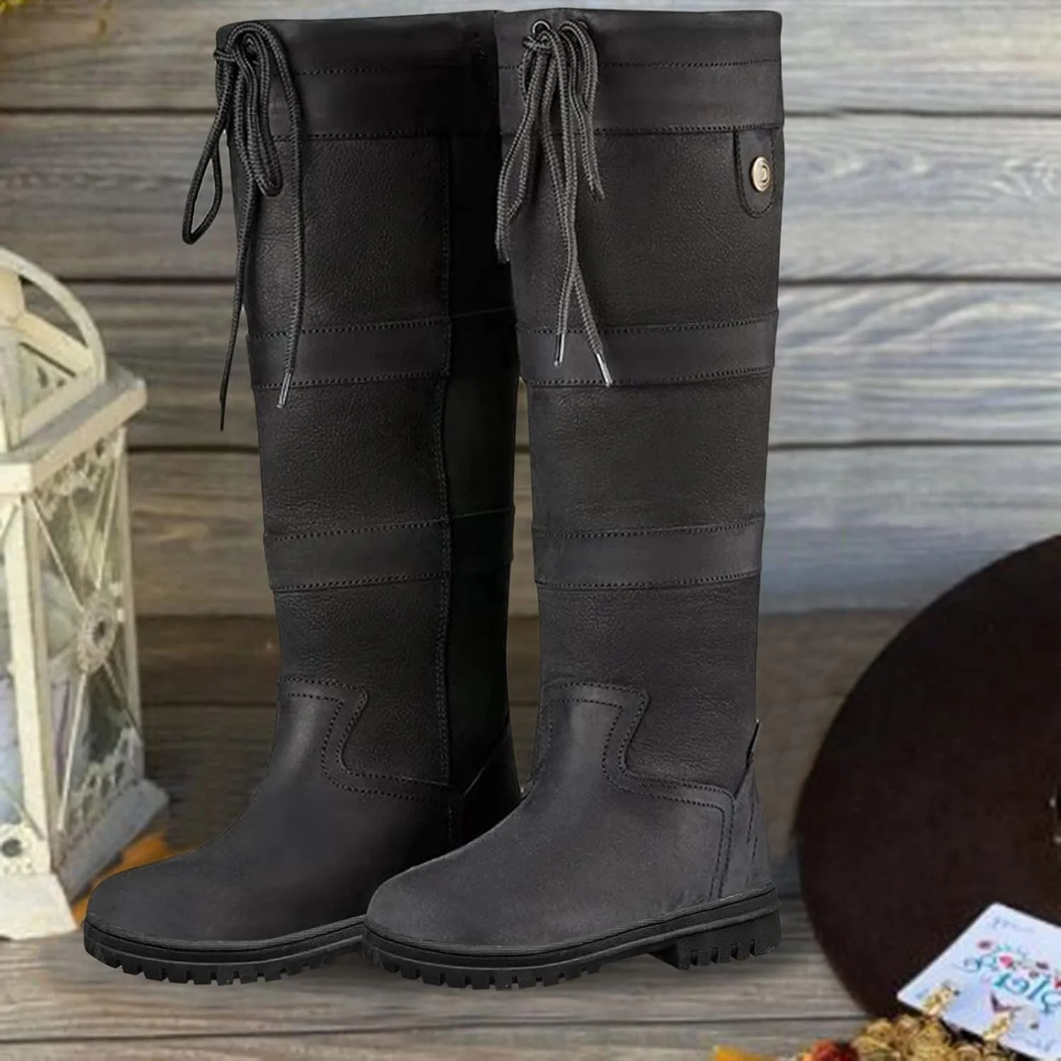 Womens Winter Boots Waterproof Hiking Boots Work Warm Boots Fleece Trekking Snow Boots Womens Winter Shoes