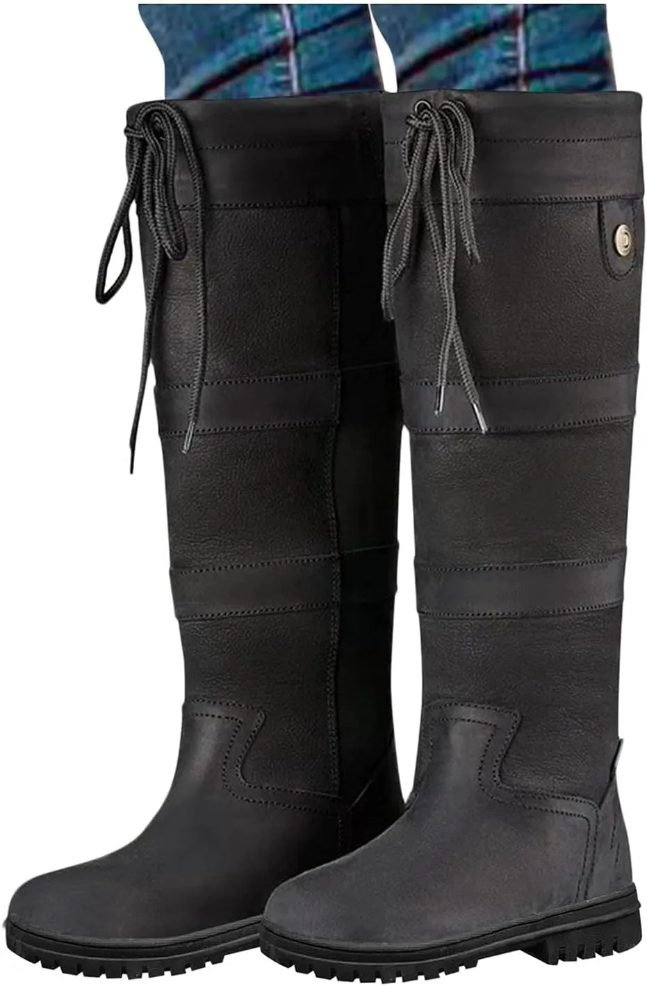 Womens Winter Boots Waterproof Hiking Boots Work Warm Boots Fleece Trekking Snow Boots Womens Winter Shoes