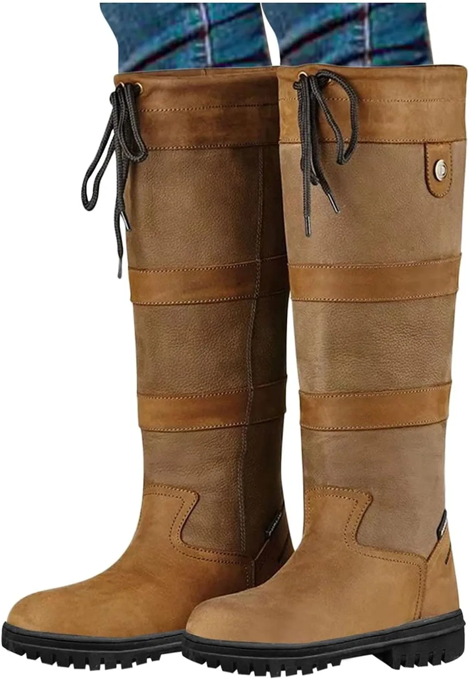 Womens Winter Boots Waterproof Hiking Boots Work Warm Boots Fleece Trekking Snow Boots Womens Winter Shoes