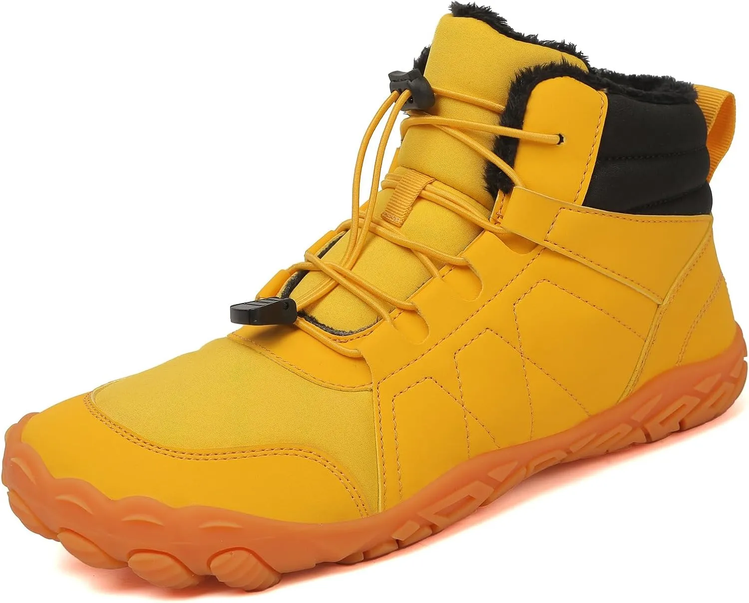 Women's Winter Snow Boots Lightweight Fur Lined Thick Warm Adjustable Slip-On Shoes Waterproof Non-Slip Hiking Boots Rubber Sole Military Work Desert BootsWaterproof Trail Running Barefoot Shoes