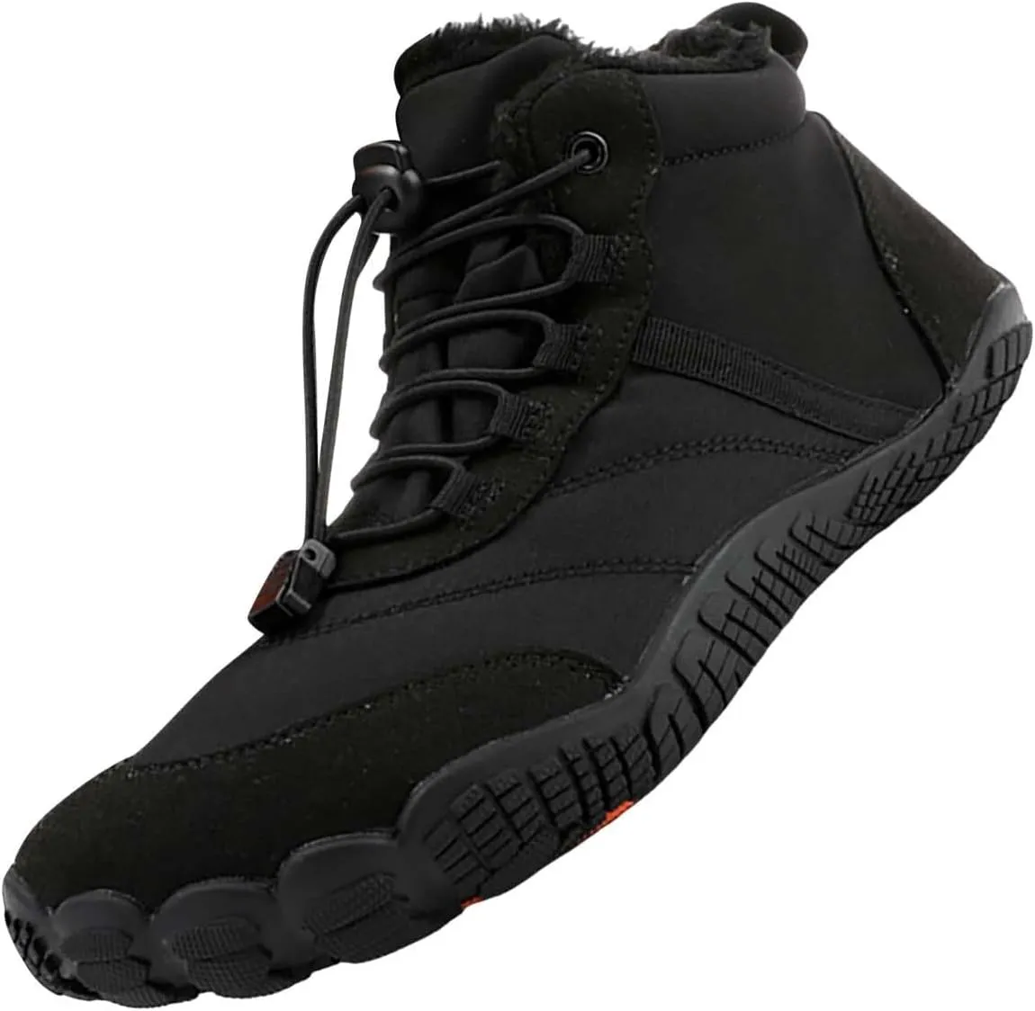 Womens Winter Sport Waterproof Boots Snow Boots Fur Lined Warm Ankle Boots Slip On Fuzzy Hiking Booties